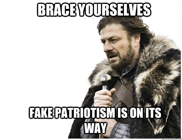 fake patriotsm