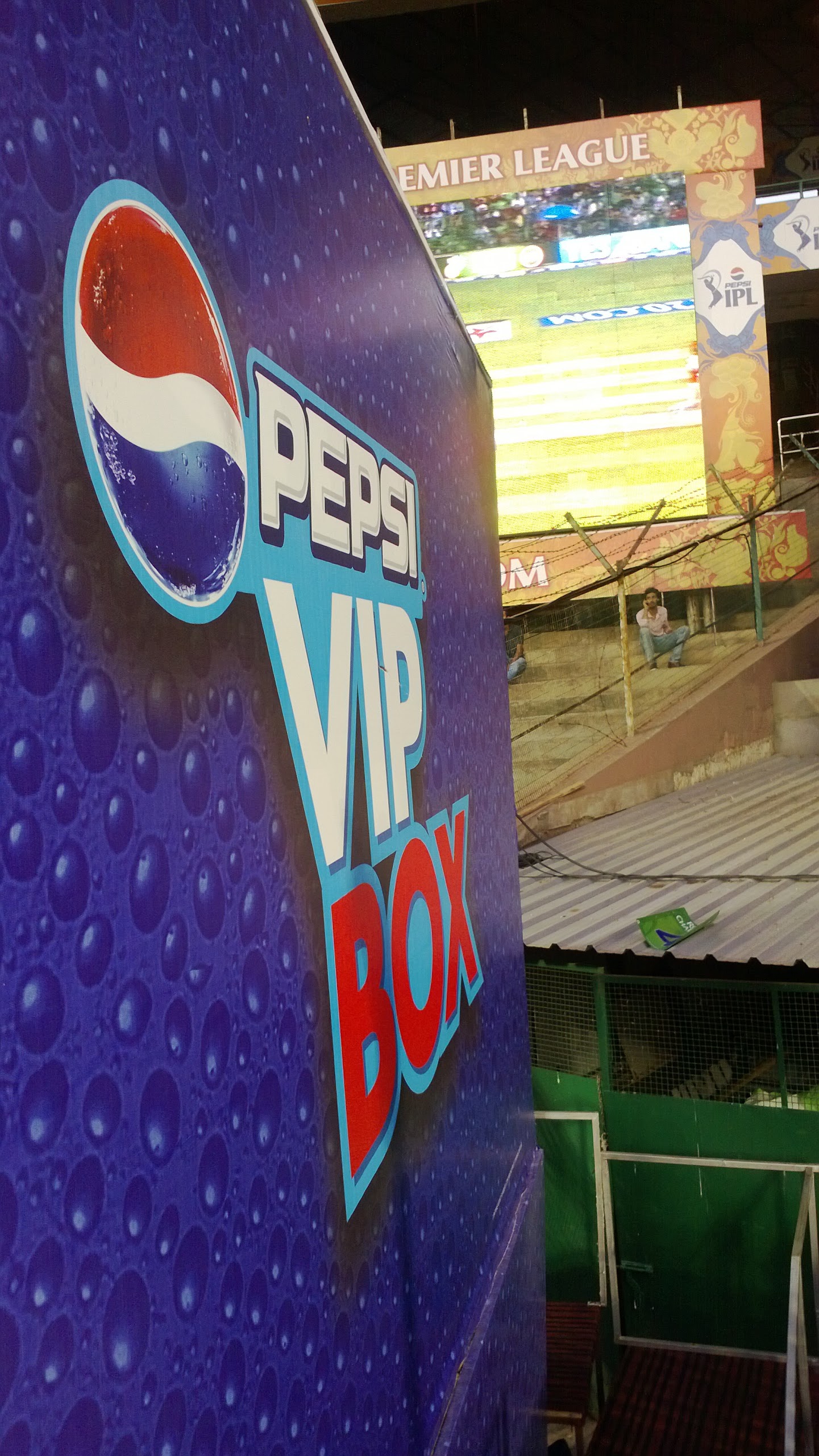 Match Experience at the PEPSI IPL VIP Box Mission Sharing Knowledge